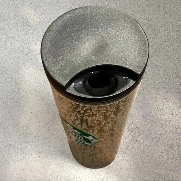 Starbucks Iridescent Gold Champagne Bubble Tumbler Cup m - Picture 3 of 10